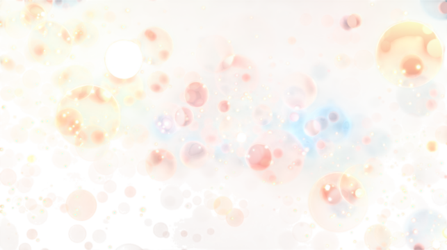 Pastel Bubbles Abstract Graphic Design