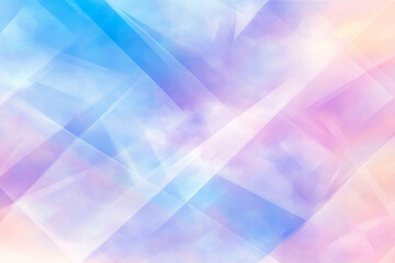 Overlapping Translucent Patterns Create a Soft Blend of Pastel Colors and Ethereal Textures
