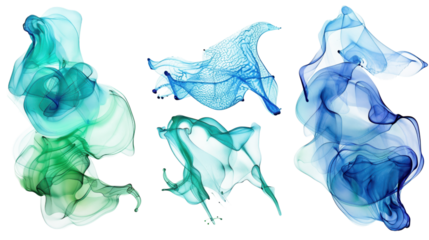 Abstract Fluid Art with Vibrant Colors