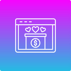 Online Donation Icon