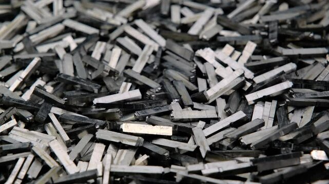 image of metal letterpress type background