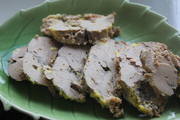 Toasts de foie gras d'oie