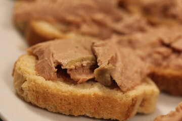 Toasts de foie gras d'oie