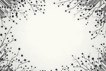 Abstract black background with green accents, futuristic design elements, and geometric patterns, perfect for technology and gaming themes.
