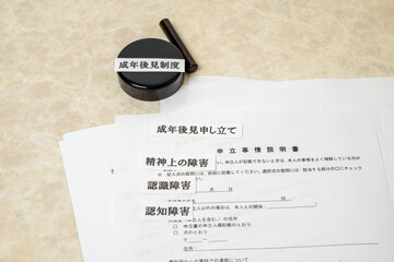 成年後見制度　本人に代わって法律的に支援する制度