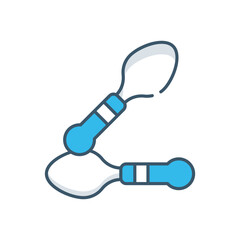 Spoons vector icon