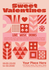 Sweet Valentine Party Flyer