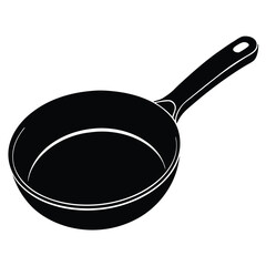 frying pan isolated on white