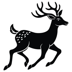 deer silhouette vector