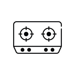Fototapeta premium Stove vector icon