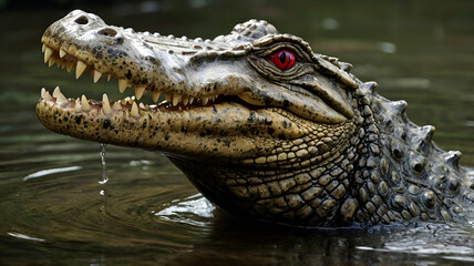 Obraz premium close up of a crocodile