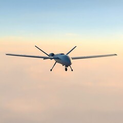 Unmanned aerial vehicle in flight. (1)