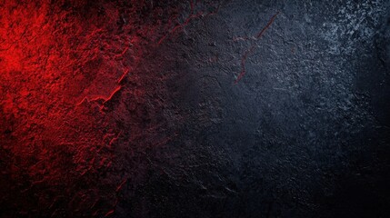 Dark textured wall with red and black gradient lighting