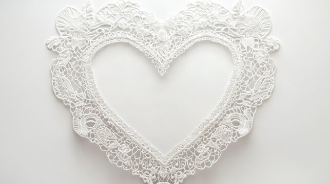 Heart shaped lace