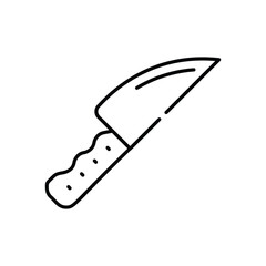 Knife vector icon