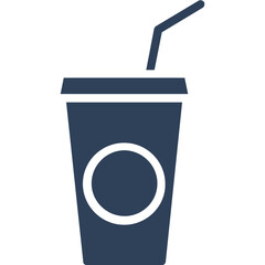 Juice Cup  vector icon with an isolated background 