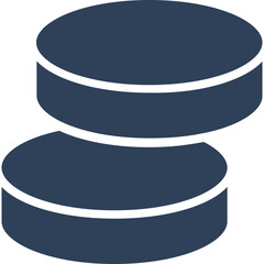 Donut vector icon with an isolated background 