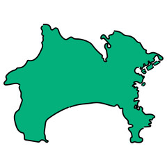 手書きの日本_神奈川県_01