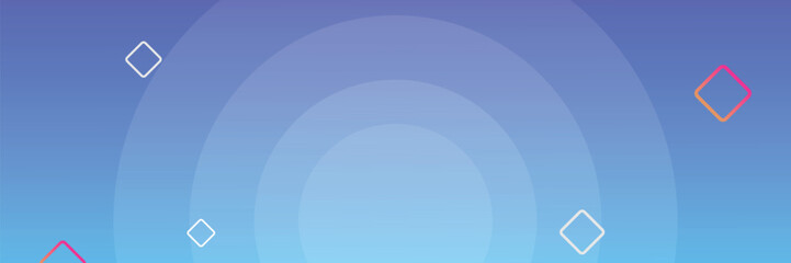 Abstract Blue Gradient Background with Diamonds