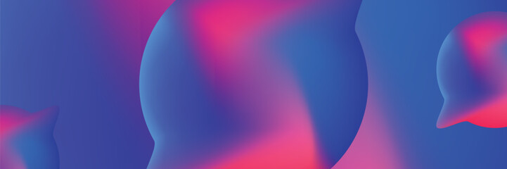 Abstract Blue Pink Gradient Background
