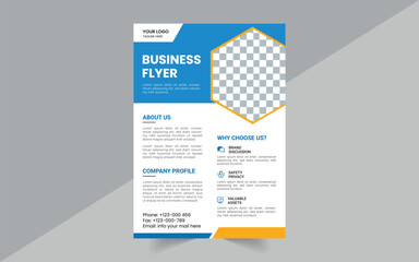 Business flyer design. 
modern and professional flyer 