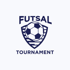 Creative Futsal Club Logo Design for Sports Branding vector futsal sports club logo