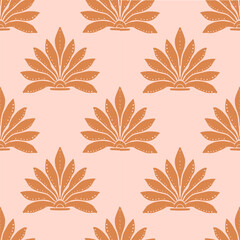 Vector damask seamless background. Classical luxury old fashioned damask ornament, victorian seamless texture for wallpapers, textile, wrapping. Exquisite floral baroque template.