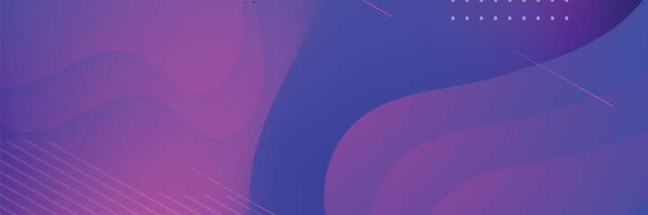 Abstract purple wave background design for website header