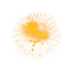 Dazzling golden firework burst with metallic shimmer, perfect for New Year’s celebrations