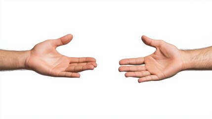businessman hand gesture isolated on background