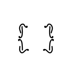 bracket ornament icon