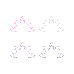 Ayurveda Spa Massage Resort Sign Symbol Logo Vector
