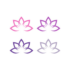 Ayurveda Spa Massage Resort Sign Symbol Logo Vector
