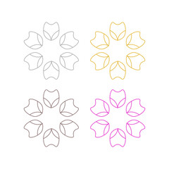 Ayurveda Spa Massage Resort Sign Symbol Logo Vector
