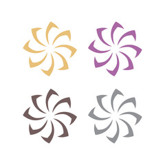 Ayurveda Spa Massage Resort Sign Symbol Logo Vector
