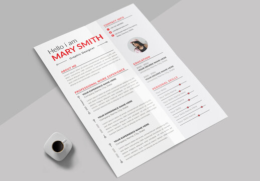 Minimal Resume And Cover Letter Set