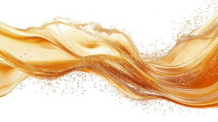 Abstract wave isolated on a transparent or white background