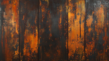 Rusted metal sheet