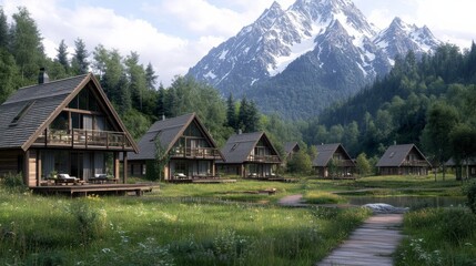 Charming Cabins Nestled in Nature