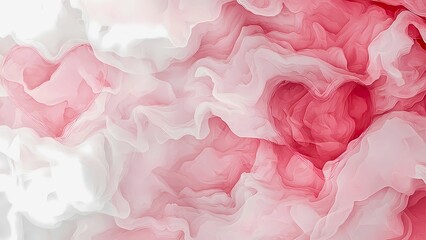 Fototapeta premium Abstract Pink and White Swirls.