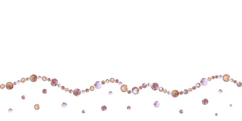 Gems. Decoration. Diamonds. Abstract background. Jewelry. Hanging crystals. Vector illustration.