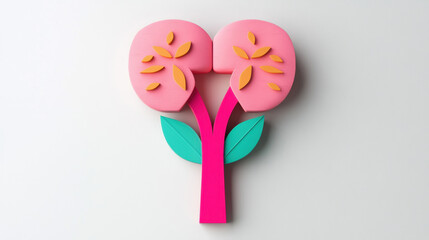 Hormonal Imbalance, A high-fidelity 3D model of a uterus, shielded by a protective layer, suitable for educational and medical purposes.