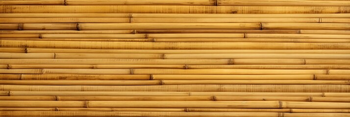 Obraz premium Natural bamboo texture providing warmth and tranquility for any space. Generative AI