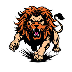 design logo illustration icon art vector lion