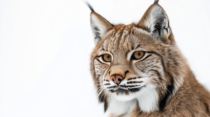 Obraz premium Close up portrait of a majestic lynx