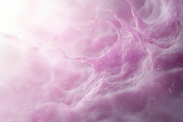 Obraz premium Pink neuron cell background with copy space.