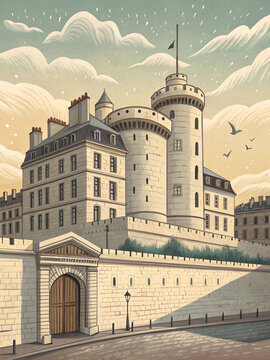 Exploring the historical bastille pris as a symbol of strength and resilience located in the heart of Paris