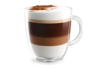 Layered Coffee Drink Recipe: Espresso, Milk, Mocha