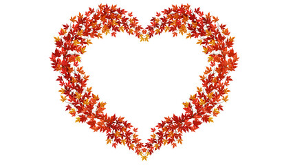 Maple leaves, autumn leaves frame border illustration design