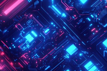 machine learning abstract digital illustration in neon blue color palette --ar 3:2 --style raw --v 6.1 Job ID: b11b836f-d9e8-44b9-84e4-ec2c37582e9f